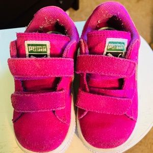 Toddler suede puma sneakers